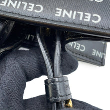 Load image into Gallery viewer, CELINE Vertical Cover 2WAYBag Black/White191542DT2.38AW PVC Leather Size Small