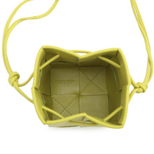 Load image into Gallery viewer, Bottega Veneta Cassette Bucket Bag Pistachio Green680217 Leather Size Mini
