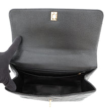 Load image into Gallery viewer, CHANEL Matelasse Handbag BlackA12397 Caviar Leather Size 30