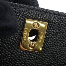 Load image into Gallery viewer, CHANEL Matelasse Handbag BlackA12397 Caviar Leather Size 30