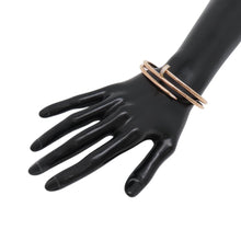 将图像加载到图库查看器中,CARTIER Juste Un Clou Bracelet Double Diamond Size 19N6708419/N6708400 18K Pink Gold