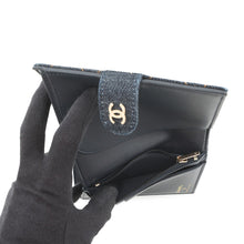 将图像加载到图库查看器中,CHANEL Matelasse Wallet with Passport Case NavyAP4665 Denim/Lambskin