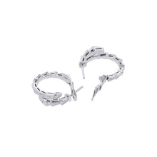 Load image into Gallery viewer, BVLGARI Serpenti Viper Earrings 18K White Gold
