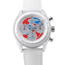 Load image into Gallery viewer, TAG HEUER Carrera Chronograph EXPO2025 Osaka Limited Edition Japan Limited Edition (125 pieces) W39mm Stainless Steel Leather Silver/White/Blue/Red DialCBS221C.FC6619