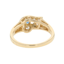 将图像加载到图库查看器中,Chaumet Sapphire Ring Size Approximately No. 10 18K Yellow Gold