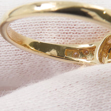 将图像加载到图库查看器中,Chaumet Sapphire Ring Size Approximately No. 10 18K Yellow Gold