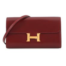 将图像加载到图库查看器中,HERMES Constance to Go Rouge H Box Calf Leather