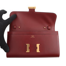 将图像加载到图库查看器中,HERMES Constance to Go Rouge H Box Calf Leather