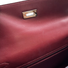 Load image into Gallery viewer, HERMES Kelly Sellier Rouge H Box Calf Leather Size 25