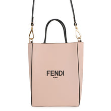 Load image into Gallery viewer, FENDI Shopping bag (2-way bag) Pink/Black8BH382 ADP6 Leather Size Small
