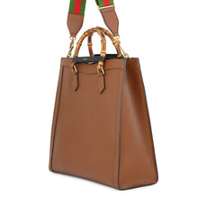 Load image into Gallery viewer, GUCCI Diana Bamboo Tote Bag Brown703218 Leather