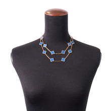 Load image into Gallery viewer, Van Cleef & Arpels Vintage Alhambra Necklace 20 motifsVCARP7RN00 18K Yellow Gold