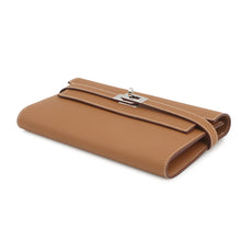 Load image into Gallery viewer, HERMES Kelly Wallet Long Gold Epsom