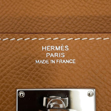 Load image into Gallery viewer, HERMES Kelly Wallet Long Gold Epsom