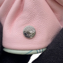 将图像加载到图库查看器中,HERMES Scrunchie Claudia Rose Sakura Lambskin Silk