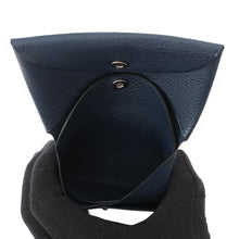 Load image into Gallery viewer, HERMES Calvi Duo Blue Indigo Chevre Myzore Goatskin