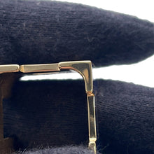 Load image into Gallery viewer, HERMES ScarfRing H Cheval Navy/Camel Metal
