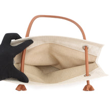 将图像加载到图库查看器中,HERMES Aline Ecru/Fauve Toile Chevrons Barenia Leather Size MM