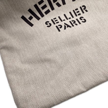 Load image into Gallery viewer, HERMES Aline Ecru/Fauve Toile Chevrons Barenia Leather Size MM