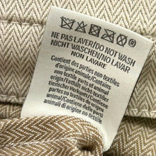Load image into Gallery viewer, HERMES Aline Ecru/Fauve Toile Chevrons Barenia Leather Size MM