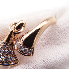 将图像加载到图库查看器中,BVLGARI Diva Dream Diamond Ring Size Approximately No. 12351032 18K Pink Gold