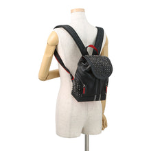 Load image into Gallery viewer, Christian Louboutin Explorer Funk Studded Backpack Black3215038B492 Leather Size Small