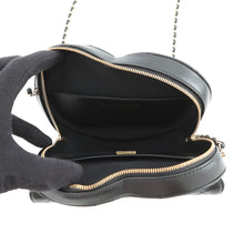 Load image into Gallery viewer, CHANEL Heart Shape ChainShoulder BlackAS3191 Lambskin