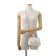 Load image into Gallery viewer, CHANEL Coco Handle 2WAYHandbag WhiteAS2215 Lambskin Size XXS