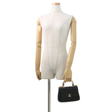 Load image into Gallery viewer, CHANEL Coco Handle 2WAYHandbag BlackAS2215 Lambskin Size XXS