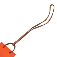 Load image into Gallery viewer, HERMES Sac Orange Feu/Gold Lambskin