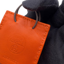 Load image into Gallery viewer, HERMES Sac Orange Feu/Gold Lambskin