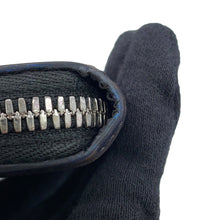 将图像加载到图库查看器中,Berluti Calligraphy Amethyste Patina Round Zip Coin Purse Gray/Purple Leather