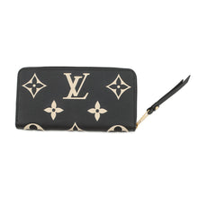 Load image into Gallery viewer, LOUIS VUITTON Zippy Wallet Noir/BeigeM80481 Bicolor Monogram Empreinte Leather