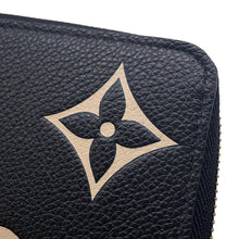 Load image into Gallery viewer, LOUIS VUITTON Zippy Wallet Noir/BeigeM80481 Bicolor Monogram Empreinte Leather