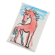 Load image into Gallery viewer, HERMES Calvi Duo Springhorse Blanc Swift Leather