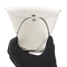 将图像加载到图库查看器中,HERMES Calvi Duo Springhorse Blanc Swift Leather