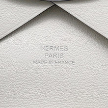 将图像加载到图库查看器中,HERMES Calvi Duo Springhorse Blanc Swift Leather