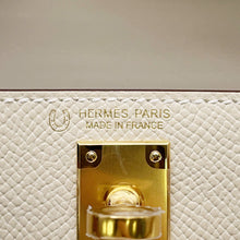 将图像加载到图库查看器中,HERMES Mini Kelly 2 SPO Craie/Gold Epsom