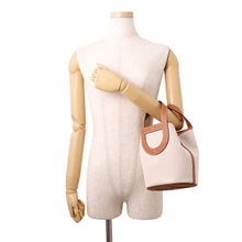 Load image into Gallery viewer, HERMES In the loop Gold/Ecru Toile H Swift Leather Size 18