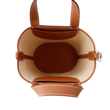 Load image into Gallery viewer, HERMES In the loop Gold/Ecru Toile H Swift Leather Size 18