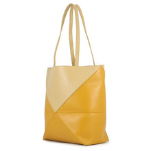 Load image into Gallery viewer, LOEWE Puzzle Fold Tote Dark Butter/SunflowerA779G50X18 Calf Leather Size Medium
