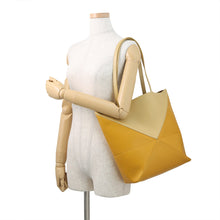 Load image into Gallery viewer, LOEWE Puzzle Fold Tote Dark Butter/SunflowerA779G50X18 Calf Leather Size Medium