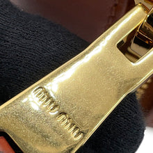 Load image into Gallery viewer, MIUMIU baud Copper Brown5BB173_2CRW_F0033_V_OTM Calf Leather Size Small