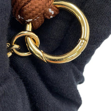Load image into Gallery viewer, MIUMIU Trick Key Ring Brown/White5TL510_2CRT_F0KMH Leather