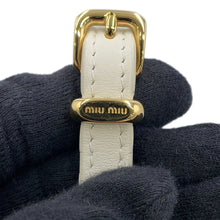 Load image into Gallery viewer, MIUMIU Trick Key Ring Brown/White5TL510_2CRT_F0KMH Leather