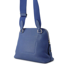 将图像加载到图库查看器中,HERMES Bolide Messenger Blue Tie Togo Leather