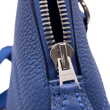 将图像加载到图库查看器中,HERMES Bolide Messenger Blue Tie Togo Leather