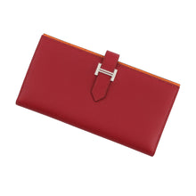 将图像加载到图库查看器中,HERMES Bearnsfre Verso Ruby/Orange Epsom