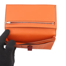 Load image into Gallery viewer, HERMES Bearnsfre Verso Ruby/Orange Epsom