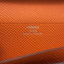 将图像加载到图库查看器中,HERMES Bearnsfre Verso Ruby/Orange Epsom